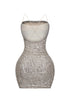 Mya Sequin Ruched Mini Dress